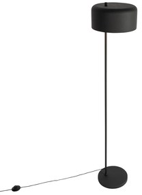 Lampada da terra retrò nera con interno dorato - Jinte