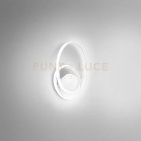 Diva a - applique led bianco in alluminio dimmerabile 3000k 1470lm 20w