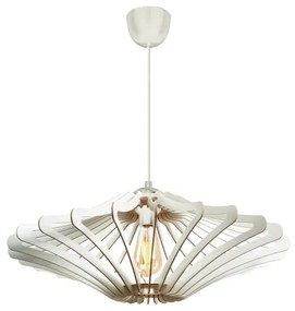 SET 2x Lampadario a sospensione con filo 1xE27/60W/230V bianco diametro 47 cm