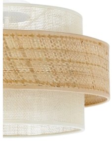 Plafoniera BOHO 1xE27/60W/230V Ø 40 cm iuta/crema