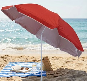 Ombrellone Spiaggia Nylon Protezione Uv Diametro 1,8 M colore CASUALE