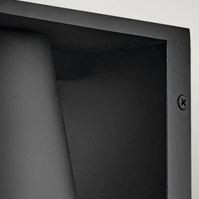 Hinkley HK-HANS-S-BLK -Applique a LED da esterno HANS 1xGU10/8W/230V IP44