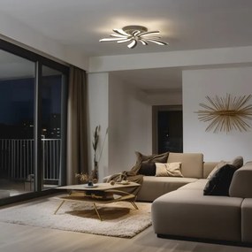 Brilagi - Lampadario a plafone LED dimmerabile TWIST LED/55W/230V 3000-6500K antracite + +TC