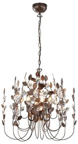 Lampadario color bronzo ø 52 cm Napoli – Trio