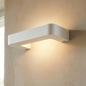 Applique da Parete G9 Curva U Luce Indiretta in Gesso Pitturabile