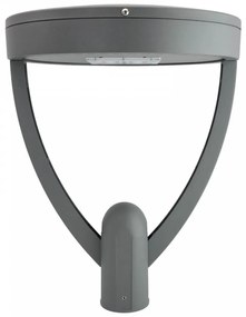 Lampione Stradale 65W, Dual Gray,1-10V, Programmabile,driver Philips Colore Bianco Caldo 2.700K