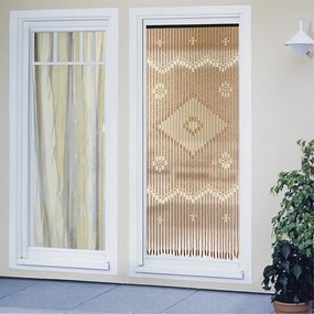 Tenda di colore naturale in bambù per porte 90x200 cm Rhombus – Maximex