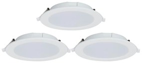 Aigostar-SET 3x Lampada da incasso LED dimmerabile MESH 15W/230V 2700K-6500K diametro 17cm