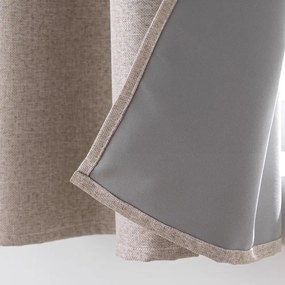 Tenda oscurante marrone 140x180 cm Crepuscule - douceur d'intérieur