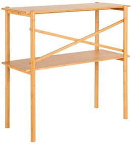 Consolle in bambù di colore naturale 32x83 cm Manaus - House Nordic