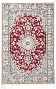 Nain Tappeto 100 x 150 Rosso (Iran) Annodato A Mano