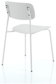 Sedie da pranzo bianche in un set di 2 Primary - Tomasucci