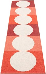 Passatoia da interno/esterno rossa/color crema 70x280 cm Otto Berry – Pappelina