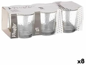 Set di Bicchieri Punti Trasparente Vetro 265 ml (8 Unità)