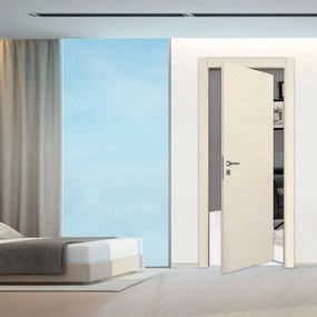 Porta interna rototraslante Mast in MDF laccato colore avorio, L 70 x H 210 cm, apertura reversibile