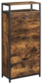 Scarpiera FIRA marrone/nero