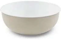 Lavandino da appoggio 'Open Basin' in metallo 40x16h cm by Cipi - Avorio