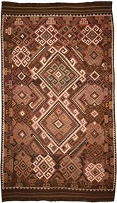 Kilim Tappeto 460 x 270 Rosa (Iran) Tessuto A Mano