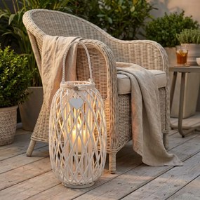 GENEVIEVE - lanterna in vimini tondo 20 x 86 cm