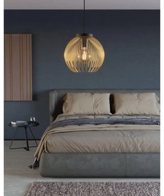 Lampadario Glamour Venezuela oro paralume oro E27 Ø23.5cm EGLO