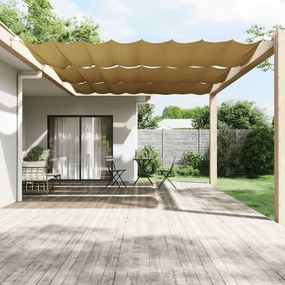 Paravento Verticale Beige 250x360 Cm İn Tessuto Oxford /