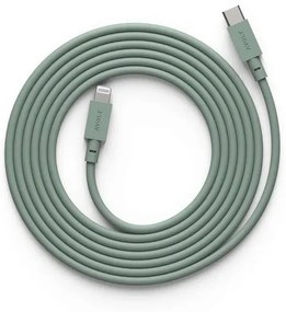 Cable 1 USB-C to Lightning 2m Oak Green - Avolt