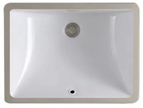 REA-U6653 - Lavabo ad incasso ADELA 33x46 cm ceramica/bianco lucido