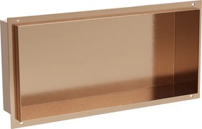 Mexen X-Wall-NR ripiano incassato senza flangia 45 x 20 cm, rame spazzolato - 19C1452010