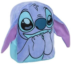 Zaino Scuola Stitch Azzurro 21 x 27 x 9 cm