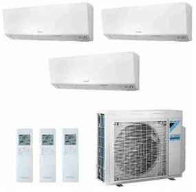 Climatizzatore Condizionatore Trialsplit Daikin perfera 3MXM52A + FTXM25R + FTXM25R+FTXM25R 9+9+9 9000+9000+9000 BTU modello 2022 wifi incluso
