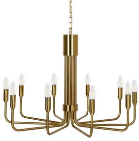 Lindby - Elanova 10 Lampadario Brass Lindby