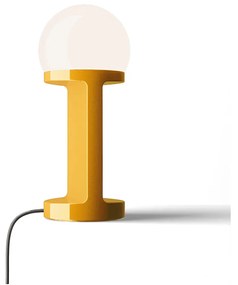 Lampada Da Tavolo Classica Habea Ceramica Giallo 1 Luce E14