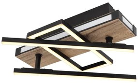 Globo 67299D2 - Plafoniera LED COLLI LED/30W/230V marrone/nero