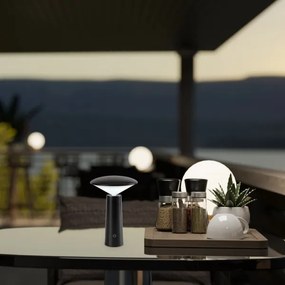 Rabalux 77147-LED Lampada da tavolo touch ricaricabile e dimmerabile POLPERRO LED/3W/3,7V 1200mAh nero