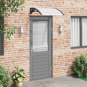 Pensilina Per Porta Nera E Trasparente 200x75 Cm İn Pc /