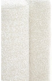 Sgabello crema in tessuto bouclé Nalani - Light &amp; Living