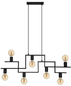 Eglo 43365 - Lampadario a sospensione con filo FEMBARD 7xE27/60W/230V