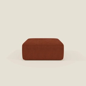 BonBon pouf divano modulare in 2 dimensioni in tessuto smacchiabile T23 ruggine