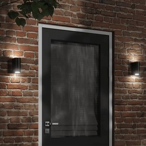 Applique Per Esterni Nera İn Alluminio Pressofuso /