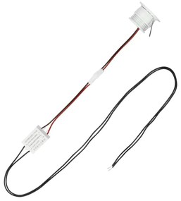 Faretto Segnapasso LED 3W CREE Bianco, 25°, IP44, 220V Colore  Bianco Naturale 4.000K