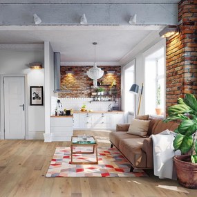 Parquet multistrato L in rovere irlandese oliato family sp. 12/3 mm 1.542 m²