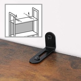 Libreria NAVARO marrone/nero