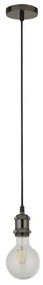 Searchlight 7461BC - Lampada a sospensione con cavo SUSPENSION 1xE27/60W/230V antracite
