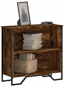 Libreria rovere fumo 80x31x74,5 cm in truciolato