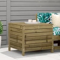 Poggiapiedi da Giardino 62x63,5x53,5cm Legno Impregnato di Pinocod mxl 91429