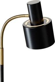 Halo Design 746866 - Lampada da terra VOGUE 1xE27/40W/230V nero/ottone