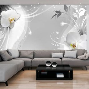 Fotomurale  Charming orchid  Colore Grigio, Dimensioni e Misure 150x105