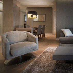 Globo 54046S - Lampada con piedistallo OR 1xE27/60W/230V diametro 35 cm nero/oro