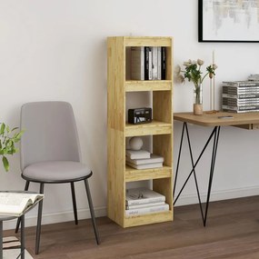 Libreria/divisorio 40x30x135,5 cm in legno massello di pino
