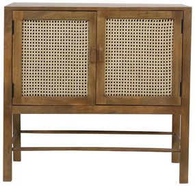 Cassettiera in legno di mango marrone 88x84 cm Nipas - Light &amp; Living